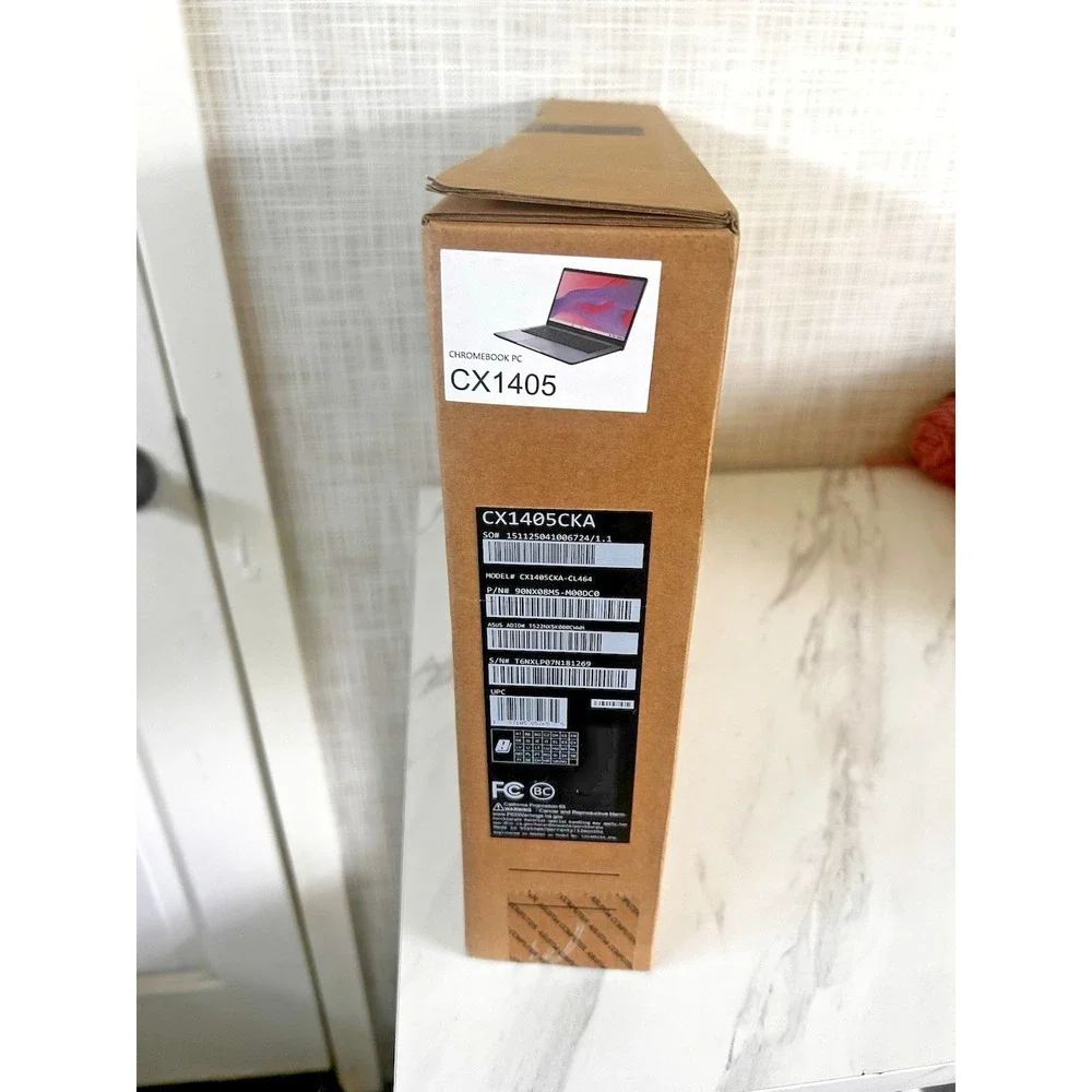 ASUS Chromebook CX1405CKA-CL464 Misty Grey New Sealed Box Chrome Book 14